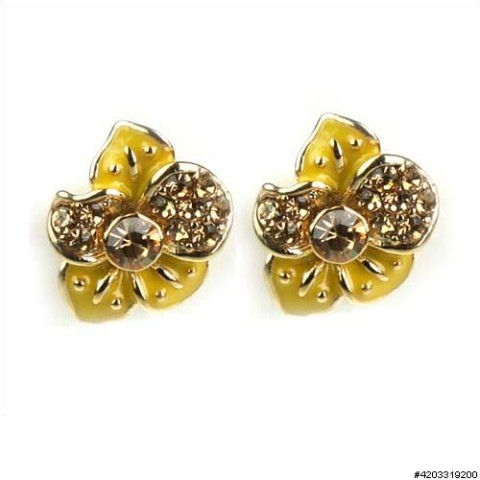 Earrings Yellow