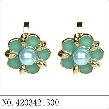 Earrings Blue