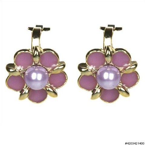 Earrings Purple