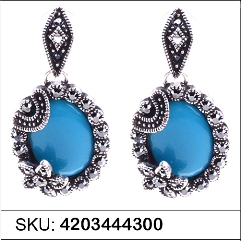 Earrings Blue