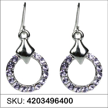 Earrings Purple