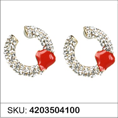 Earrings Red