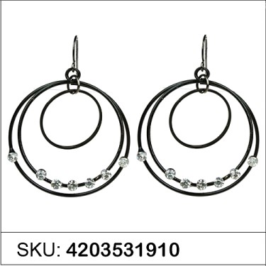 Earrings Black