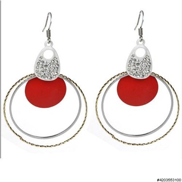 Earrings Red