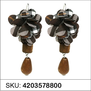 Earrings Brown