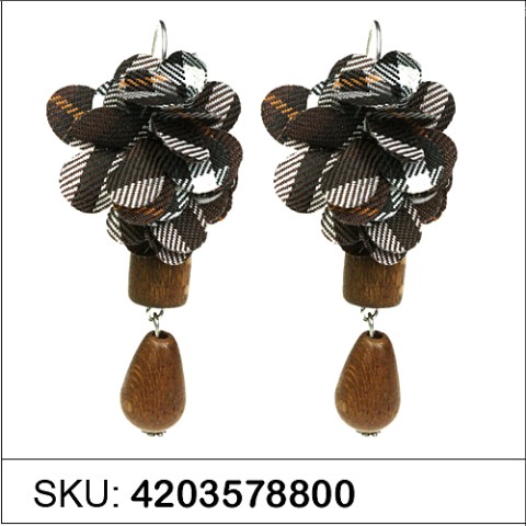 Earrings Brown