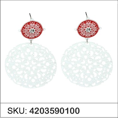 Earrings Red