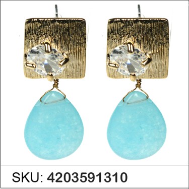 Earrings Blue