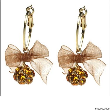 Earrings Brown