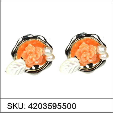 Earrings Orange