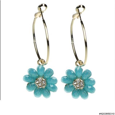 Earrings Blue