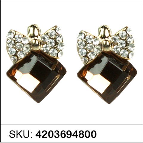 Earrings Brown