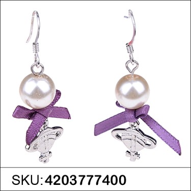 Earrings Purple