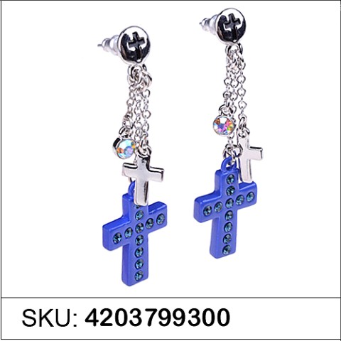 Earrings Blue