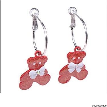 Earrings Red