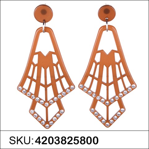 Earrings Brown