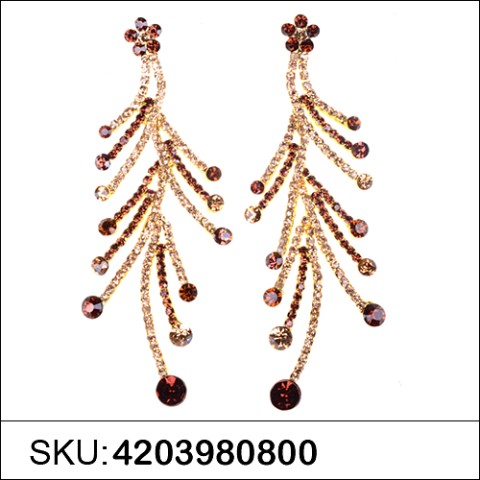 Earrings Brown