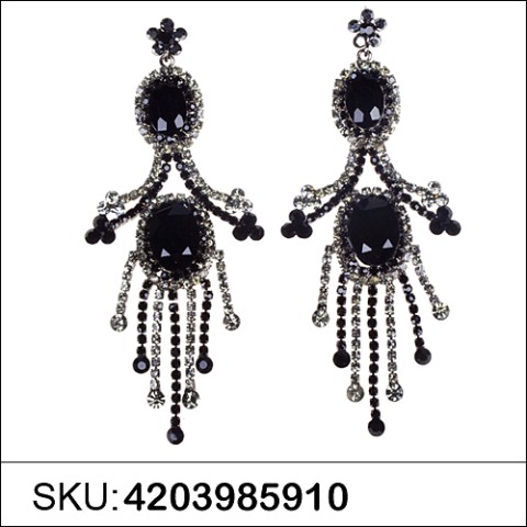 Earrings Black