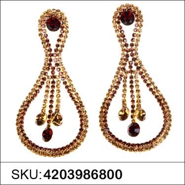 Earrings Brown