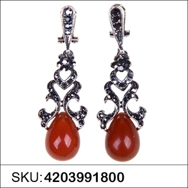 Earrings Brown