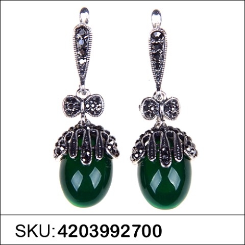 Earrings Green