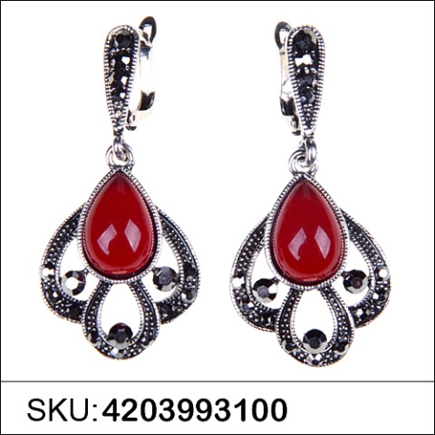 Earrings Red