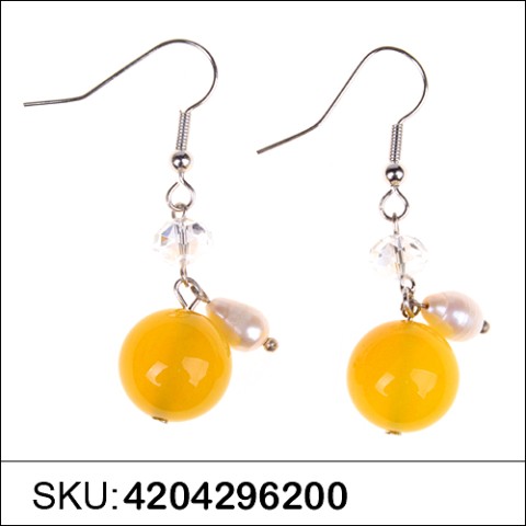 Earrings Yellow