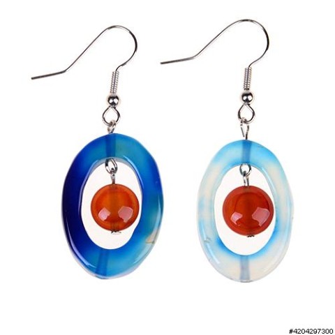 Earrings Blue