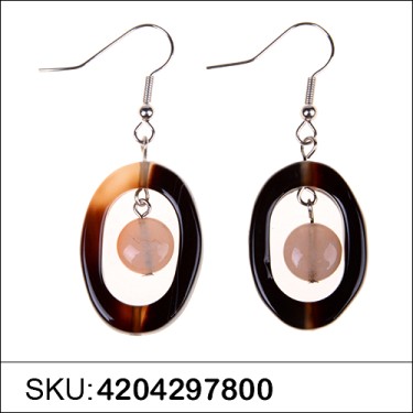 Earrings Brown