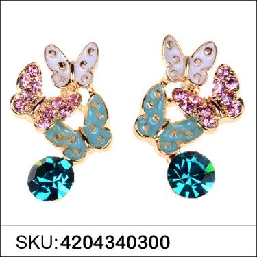 Earrings Blue