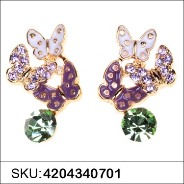 Earrings Green