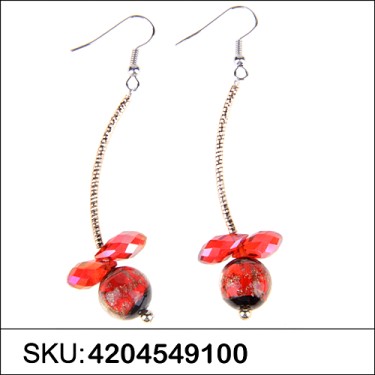 Earrings Red