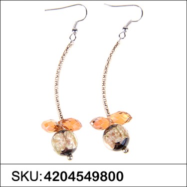 Earrings Brown