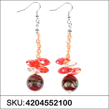 Earrings Red