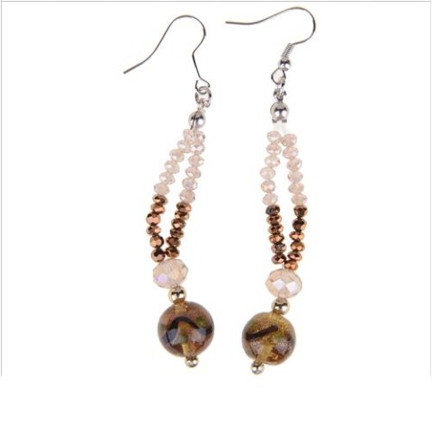 Earrings Brown