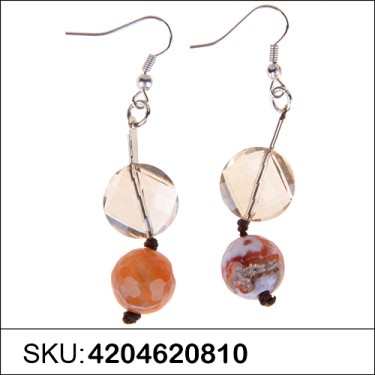 Earrings Brown