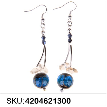 Earrings Blue