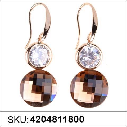 Earrings Brown