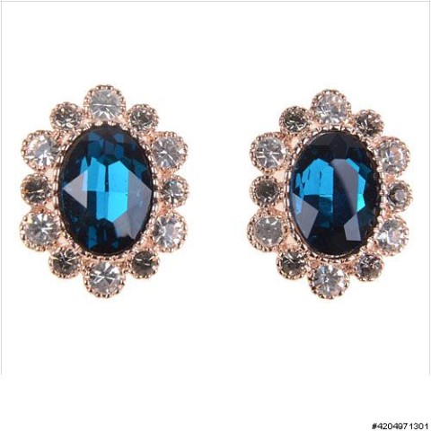 Earrings Blue