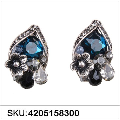 Earrings Blue