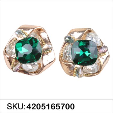 Earrings Green