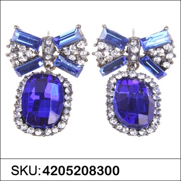 Earrings Blue