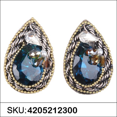 Earrings Blue