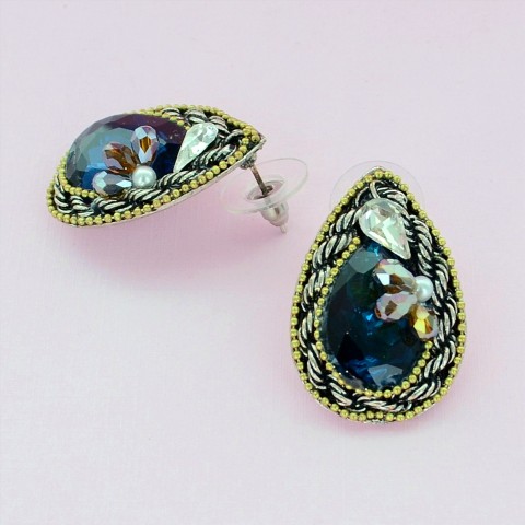 Earrings Blue