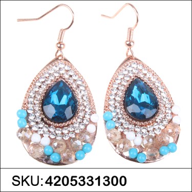 Earrings Blue