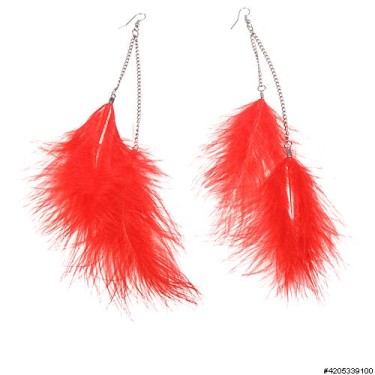 Earrings Red