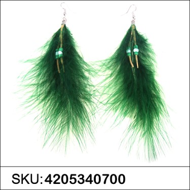 Earrings Green