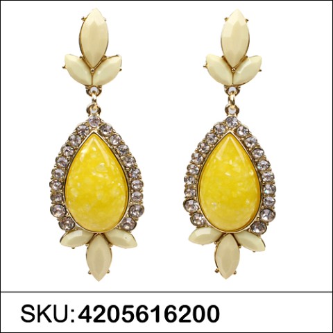 Earrings Yellow