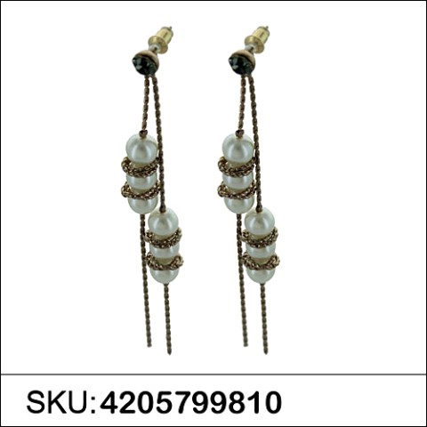 Earrings Brown