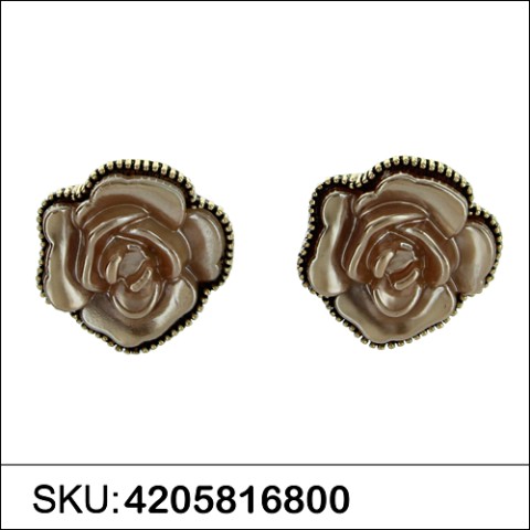 Earrings Brown